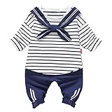 YY-Natuhi ベビー服 子供服 男の子 tシャツ 長ズボン 上下2点セット 長袖 トップス トレーナー セットアップ キッズ服 秋冬 新生児 ボーイズ かわいい スポーツ ストライブ柄 (90c