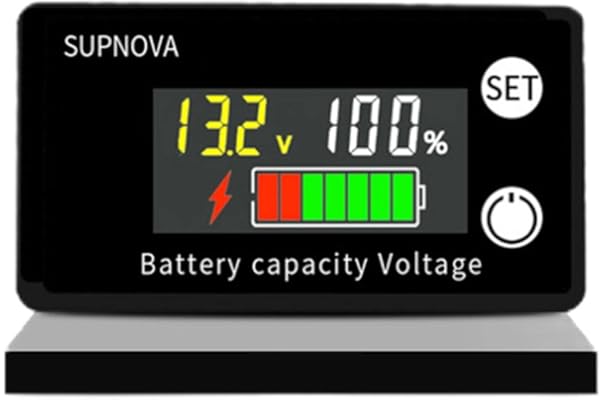 2 Quot 52 8 18 Led V の自動電圧計ボルトゲージブルー カー デジタル ミリメートル 車 電圧 電圧ゲージユニバーサルタイプ白色光 ラッピング不可 ミリメートル