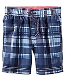 カーターズ Carter's 水着 トランクス UPF50+ 紫外線カット Carter's Plaid Swim Trunks 12M (72-78cm)