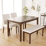 ダイニングテーブルセット 4点 ダイニングセット 4人掛け 幅115cm /ホワイト