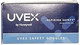 Honeywell S3960CI Uvex Stealth Safety Goggle, Gray Body, Clear Lens, Anti-Fog, Fabric (Pack of 10) b