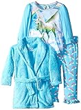 Baby Bunz Baby Girls' 3 Pieces Unicorn Dreams Robe and Pajama Set Blue 18 Months [並行輸入品]