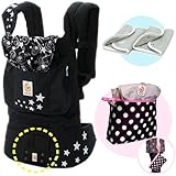 ベビーウエストベルト付エルゴベビー・抱っこ紐 【日本正規品2年間保証-SG認定付】 ナイトスカイ (よだれパッド＋エルゴ収納用ポーチ付）