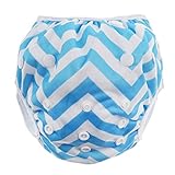 Baoblaze 全８種類　水遊びパンツ　オムツ機能付　スイムパンツ　男の子　女の子　ベビー　水着　スイミング用水着　 - 青