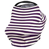 JLIKA Baby Car Seat Covers - Stretchy Infant Canopy and Nursing cover for breastfeeding newborns inf