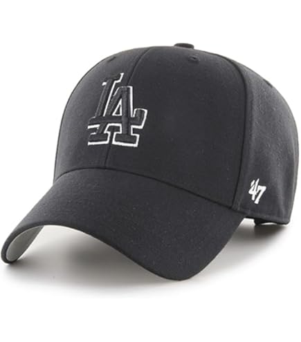 Los Angeles Dodgers ブラックキャップ Amazon | LA Cap - Los Angeles Dodgers - black-M - adult | フォー