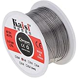 YINKE はんだワイヤリール 糸半田 はんだ 鉛入り ハンダ線 フラックス ハンダ 極細 低温はんだ 溶接用品 工場作業用品 精密回路に適用 低融点 直径 (0.6mm)