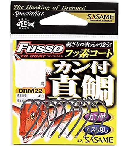 Amazon | がまかつ(Gamakatsu) ケン付真鯛 フック 金 12号 釣り針