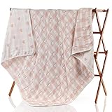 GZ HOUSE　ふんわり　授乳ケープ　ベビーバスタオル　5重ガーゼ　ベビーブランケット　ひざかけ　ベビーカー/お昼寝用/保育園/幼稚園　出産祝い　お冷房対策　オールシーズンに使える　　110×110