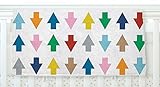 KESS InHouse Project M Arrows Up and Down White Fleece Baby Blanket 40 x 30 [並行輸入品]