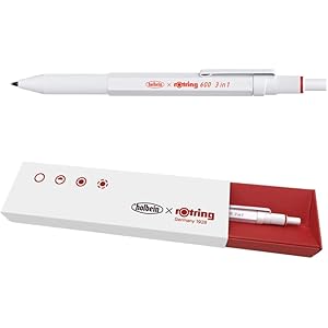 ロットリング ホルベイン コラボ 600 3in1 マルチペン パーマネントホワイト 2150666(612859) 3…