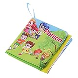 Dovewill 11 X 11.5センチメートル　高品質　布帳　ソフト　赤ちゃん　幼児　カラフル　キュート　教育玩具　贈り物　全6テーマ - 人々
