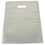 酒井化学工業 アルミ保冷バッグ ミナクールパック C-2 平袋(持ち手穴付) M 260×325mm 100枚