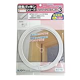 パネフリ工業 ムシむしパッキン3 ホワイト(キャビネット本体側用)長2.1m すきま1~3mm用 BE-1135HC-W