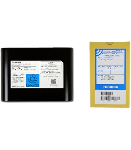 Amazon.co.jp: 互換用の バッテリー 適用される For TOSHIBA VC-CLX72 