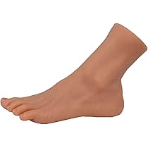 Amazon | Vnmcryシリコン足模型 女モデル人形 4色リアル足