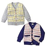 ベビー服 男の子 アウター カーディガン 長袖 Moujonjon ムージョンジョン 男児 ベビー (2.ネイビー/95cm)