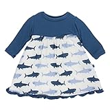 Kickee Pants スイングドレス US サイズ: 4T カラー: ホワイト