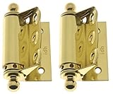 idh by St. Simons 80320-003 Professional Grade Quality Genuine Solid Brass Half Surface Adjustable S