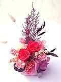 ほんのり香る100%プリザーブドフラワーアレンジ　[アロマピュア] フランボワーズ