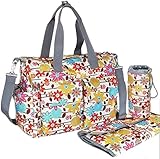 【Grandir】 大容量 3way マザーズバッグ 6点セット おむつ替えシート 保冷ポーチ 防水収納袋 便利な ベビーカー用さげベルト と ショルダーベルト 付属 おしゃれ で かわいい ママバッ