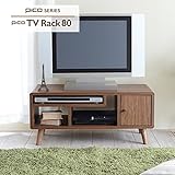 Pico ミニテレビ台 TV Rack 幅80cm ひとり暮らし tv台 テレビボード/ナチュラル