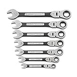 Craftsman 7-Piece Metric Universal Ratcheting Flex Wrench Set 9-35300 [並行輸入品]