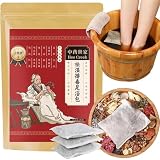 煕渓 祛湿 足浴包 400g（20包*20g）泡脚包 泡脚药包 艾草泡脚 草本泡脚包 漢方 足湯 中国フットバスバッグ 足浴包家庭用バスタブ