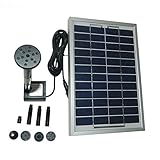 Beho-12 v 5 w ソーラー電源ミニ噴水ポンプ ガーデン風景 DC ブラシレス ポンプ