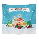 Tovadoo クリスマス用品 クリスマス飾り クリスマスイブ クリスマスパーティー イベント用 壁掛け 室内飾り テーブルクロス 座りシート ビーチマット 多色 プレゼント