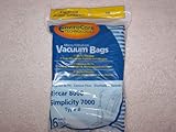 Riccar 8000 Simplicity 7000 Type B Vacuum Bags 6 pk. by EnviroCare by EnviroCare