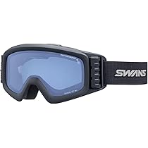 【美品】スワン スノーゴーグル ヘリ（湿度センサー、ターボファン付き）眼鏡対応 Amazon | [スワンズ] 日本製 スノーゴーグル HELI ヘリ HELI