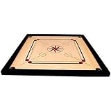 Kalindri Sports Carrom Board with Free Coins and Striker (20 ×20 with 1.5 ×1.25 Frame 4 mm Ply)