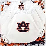 オーバーンTigersベビーおむつカバーとShabby弓ヘッドバンドギフトセット