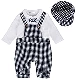 (コ-ランド) Co-land 子供服 男の子 スーツ カバーオール ロンパース 紳士服 新生児 幼児 ベビー フォーマル スーツ 帽子 2点セット 90