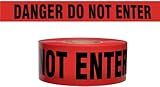Swanson bt3100rdgrdne3 3-inch by 1000-feet 3-milバリケードテープwith Danger Do Not Enterレッド/ブラック印刷