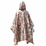 LuxBene(TM)キャンプハイキングキャパデchuvaクライミング屋外レインコート3in1の旅行レインポンチョバックパックレインカバー防水テントオーニング