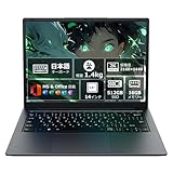 HYPERSTRIX ノートパソコン 14インチ QHD IPS液晶 Win11 Pro ノートPC Core m3-8100Y 最大3.4GHz 16GBメモリ SSD 512GB Office搭載 パソコン USB3.0×3・HDポート・Type-C対応 軽量1.4kg 在宅勤務・オンライン授業
