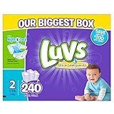 Luvs Ultra Leakguards Diapers, One Month Supply, Size 2, 240 Count by Luvs