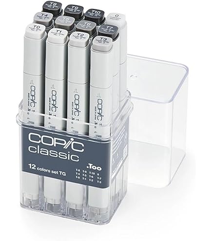 Amazon.co.jp: Too コピック 12色セット CGセット : 文房具・オフィス用品