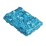 3dローズフラワーダークブルー新生児写真撮影プロップラグ赤ちゃん写真バックドロップBlanket新しい