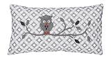 Taftan Owl Decoration Cushion 55 x 30cm (Grey) by Taftan