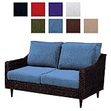 ソファ 2人掛け アジアン家具 ラタンソファ 籐家具 ソファ 2人掛け RL-1430BR-2C(ブラウン)