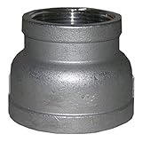 LASCO 32-2852 Stainless Steel Bell Reducer with 2-Inch Female Pipe Thread and 1-Inch Female Pipe Thr