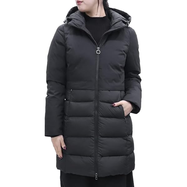 ケープホーン ダウンコート ヴィクトリア ジャケット フード ブラック 42 CAPEHORN（ケープホーン） ダウンコート ダウンジャケット