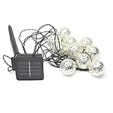 ソーラー充電式   LEDストリングライト  3.2m 10LED搭載   パティオ/ガーデン/芝生/デッキ/ツリー/クリスマス/キャンパー/パーティーなどに適応