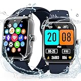 スマートウォッチ 活動量計 Bluetooth 5.4【1.94インチ大画面 超薄型】 iPhone/アンドロイド対応 歩数計 IP68防水
