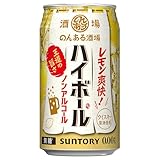 のんある酒場 ハイボール 350ml 24本 【食事に合う爽快な味わい】 [サントリー ノンアルコール ハイボール]