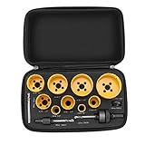 LESHP バイメタルホールソーキット ホールソー セット マルチホルソー 木工 金工 13PCS