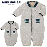 MIKIHOUSE FIRST(ミキハウスファースト)BBBブラックウォッチシンプルツーウェイオール ５０-６０cm,グレー（06）